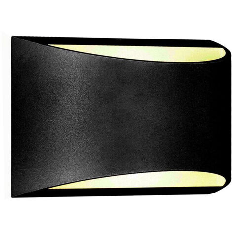 Applique murale LED Bridgelux V-TAC 10 W, double faisceau, noir, blanc naturel, IP54 (1/5)