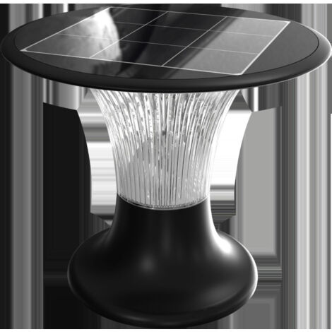 Lampe solaire LED V-TAC 15 W LFP 3,2 V Noir CCT Blanc froid + Blanc naturel IP65