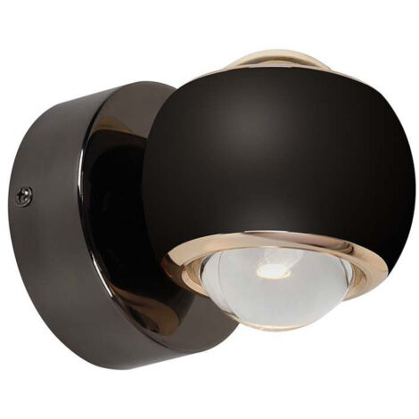 Applique murale LED V-TAC 10 W à double faisceau lumineux, noir, blanc chaud (1/5)