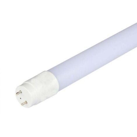 V-Tac – Tube néon LED 18W T8 G13 120cm blanc chaud 3000K – Nano-plastique satinée – Flux lumineux 1850 Lm – 216263 - VT-1277