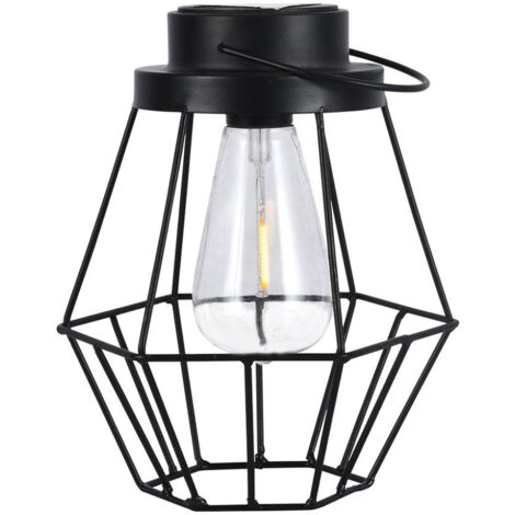 Lampe solaire LED rechargeable portable vintage V-TAC 0,5 W, blanc chaud, IP44 (1/5)