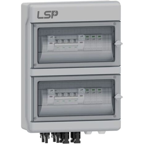 Panneau de terrain V-TAC DC avec 2 Strings et 2 tableaux MPPT 1000VDC 16A IP65 18 modules LSP - 11951 (1/4)