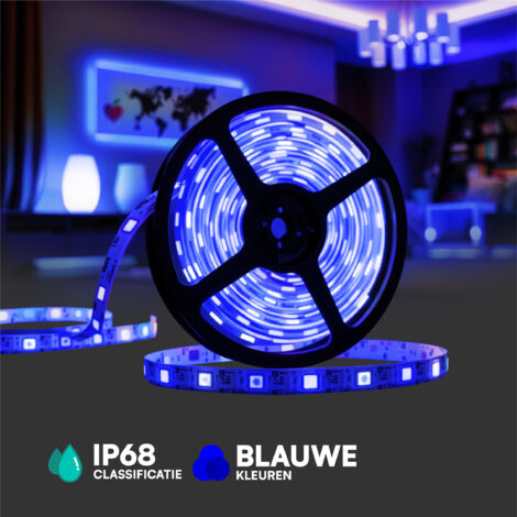 Module LED V-TAC SMD2835 1,44 W 100 lm/W 12 V 4 LED bleues IP68 Fils à souder