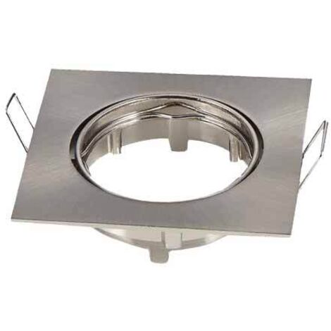 Support de spot encastré LED carré V-TAC GU10 et GU5.3 (MR16) réglable (1/5)