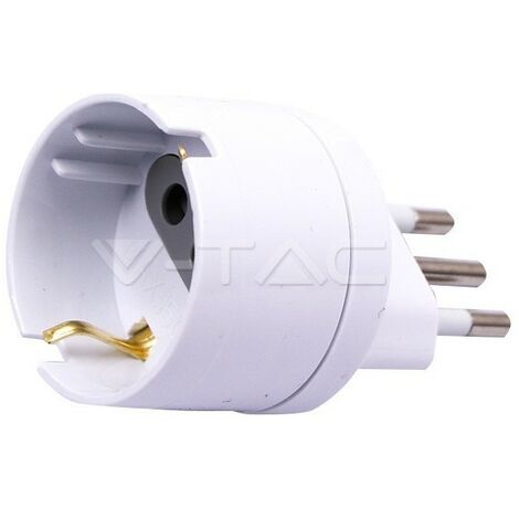 V-TAC Adaptateur multiple électrique 3 prise 10A 2P+T norme