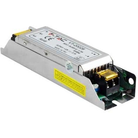 Alimentation métallique mince V-TAC 25 W 12 V 2,1 A avec 1 sortie 115 x 40 x 25 mm IP20