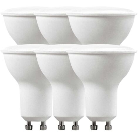 V-TAC VT-2225 Spot Led 4.5W SMD GU10 blanc froid 6500K couvercle satiné boîte 6 pièces - SKU 212741