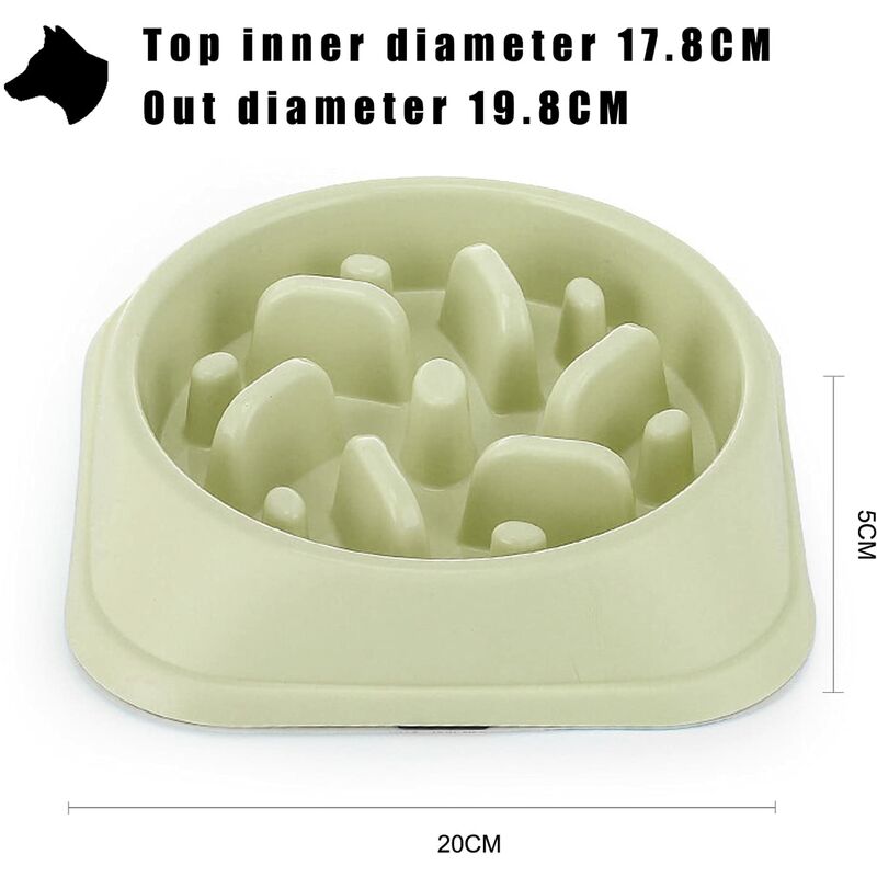 Healthy Eating Silicone Dog Puzzle Bowl Eco-friendly Pet Slow Feeder Anti  Gulping Cat Puppy Bowl Dishwasher Safe