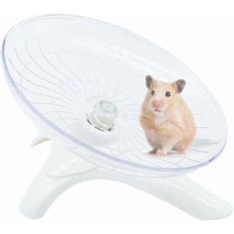 Hamster Silent Wood Running Exercise Small Pets Exercise Wheel Hamster Wooden Mute Running Spinner Wheel Play Toy for Rat Gerbil Mice Chinchillas Hedgehogs Guinea Pigs 
