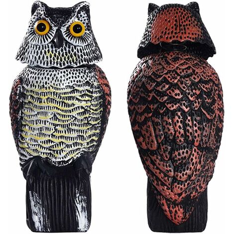 Garden Owl Family, 2 Metal Owl Statues, Owl Decoration Yard Decor, Met –  LUV2BRD