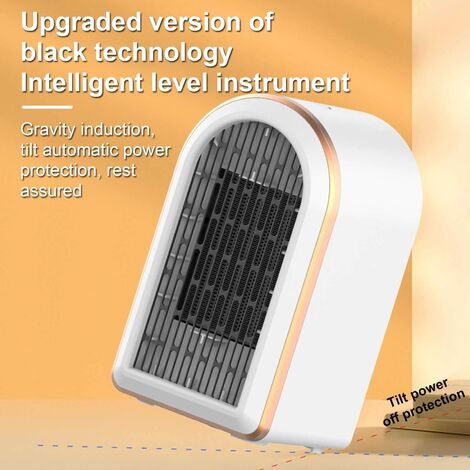 Electric Heater, Electric Heater, 1200w Fast Portable Desktop Fan Heater  Suitable for Living Room, Bedroom And Office