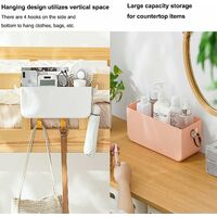 Bedside Organizer Storage Caddy Hanging as Bunk Bed Storage Accessories Handrail Multi Pockets for Dorm Bunk Bed Shelf