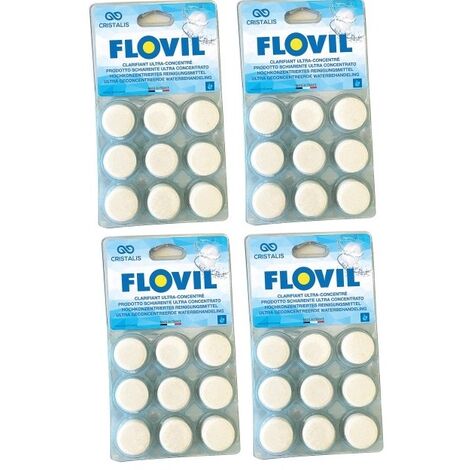 Lot de 4x 9 Flovil pastilles - soit 36 pastilles