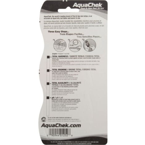 Aquachek Testeur 4 en 1 br+ph+alca+th - aquachek