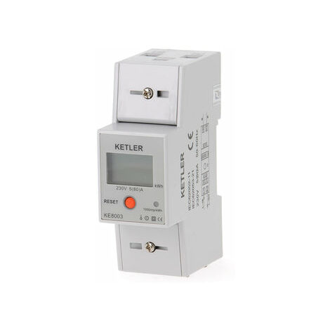 Compteur électrique, Compteur électrique à Affichage LCD 110-220V AC,  Totalisateur Industriel de Compteur électronique Précis à 8 Chiffres  H7EC-NFV