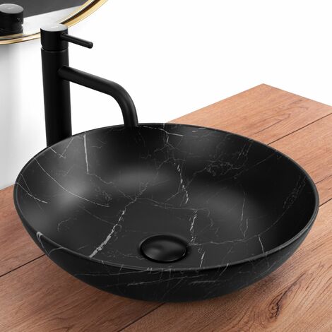 VASQUE À POSER REA FIBO BLACK MAT