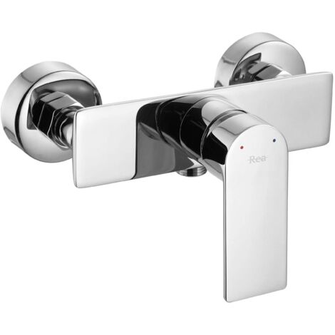 Robinet De Douche/baignoire Pour Mobile Home 8 Pouces - Finition Chrome Avec Poignées En Plastique Transparent - Ultra Faucets Réf. 378008