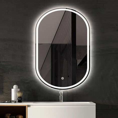 MIROIR LED 80X60CM P10408