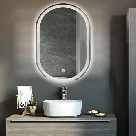 MIROIR LED 80X60CM P10408