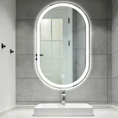 MIROIR LED 80X60CM P10408