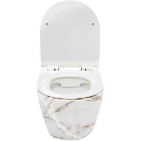 CUVETTE WC SUSPENDUE REA CARLOS SLIM LAVA SHINY