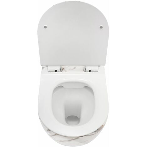 CUVETTE WC SUSPENDUE REA CARLOS SLIM LAVA SHINY