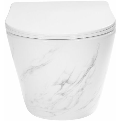 CUVETTE WC SUSPENDUE REA CARLOS NATURE MARBLE