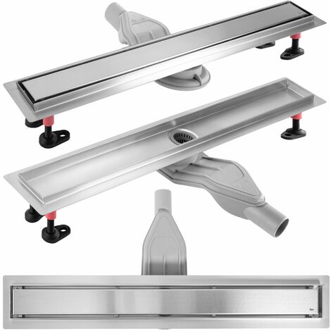 DRAIN LINÉAIRE REA NEOX SUPERFLOW BRUSH NICKEL 60
