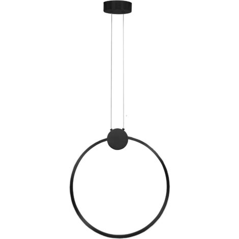 LAMPE SUSPENDUE APP1398-CP NOIR 50cm LED (1/5)