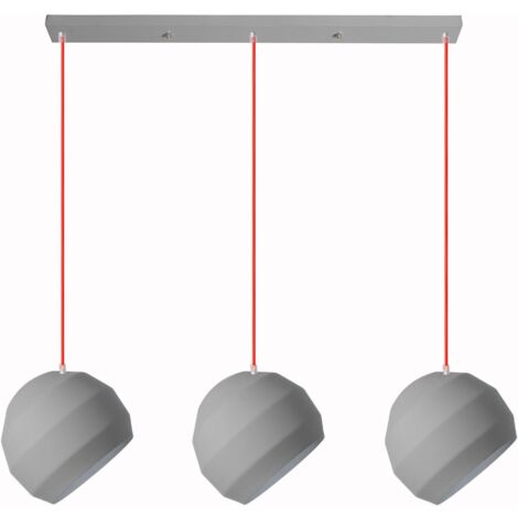 LAMPE SUSPENDUE APP384-3CPR TRIPLER 3-POINTS DE LUMIÈRE E27 25X70X20,5CM REGLABLE (1/5)
