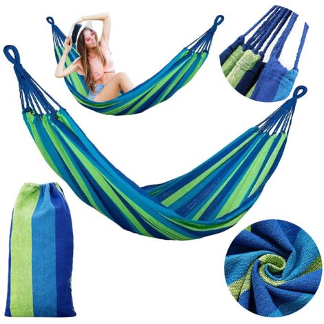 Hamac De Camping Vert G4FREE Forrest - Portable Pour 2 Personnes