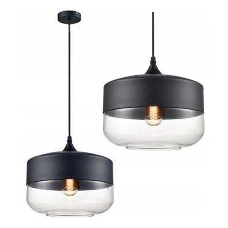 LAMPE SUSPENDUE APP021-1CP ZENIT D NOIR 25X19,5 CM E27 (1/5)