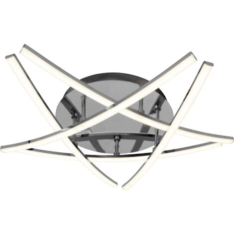 PLAFONNIER APP399-C MODERNE STAR LED 4-POINTS DE LUMIÈRE 58X58CM (1/5)
