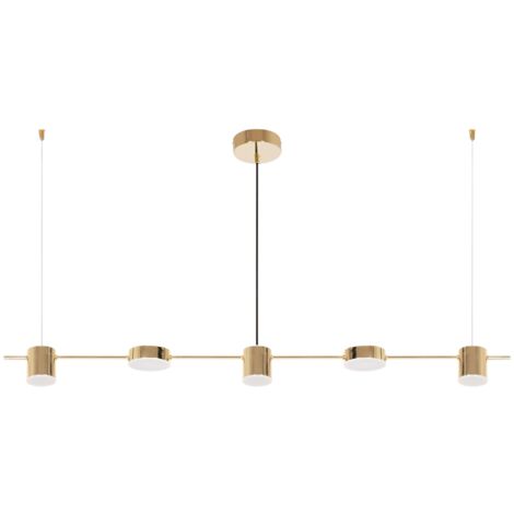 LAMPE SUSPENDUE APP929-5CP OR LED 5-POINTS DE LUMIÈRE 24W 115X10X7,5CM REGLABLE (1/5)