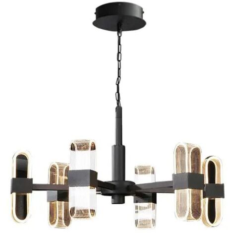 LAMPE SUSPENDUE APP770-6C MODER LED + TÉLÉCOMMANDE 6-POINTS DE LUMIÈRE 120 W 70X70X92CM REGLABLE (1/5)