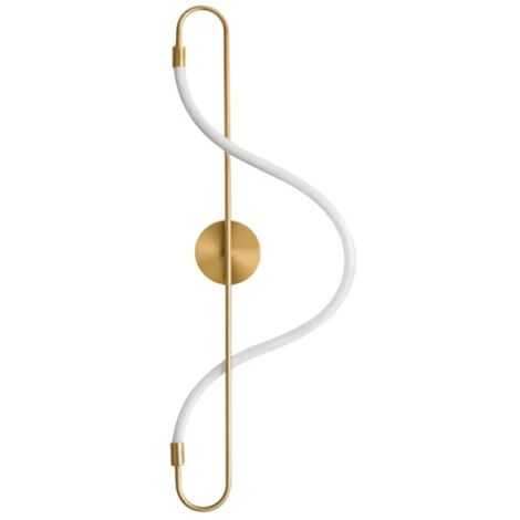 APPLIQUE MURALE APP858-W LONG OR LED 1-POINTS DE LUMIÈRE 30X15X78CM (1/5)