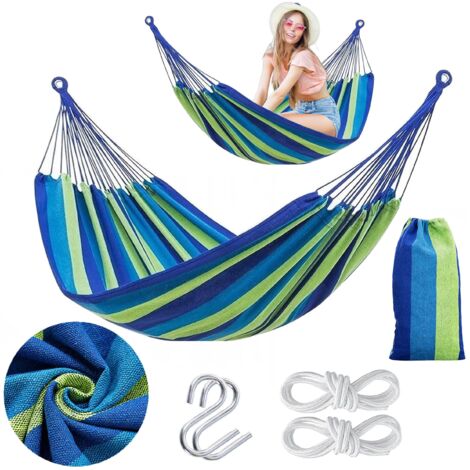 HAMAC BLEU 2 PERSONNES 480143A