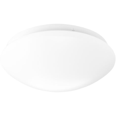 PLAFONNIER APP756-1C TOUR BLANCHE RONDE 1-POINTS DE LUMIÈRE 18W 33X3CM (1/5)