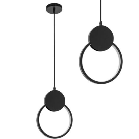 LAMPE SUSPENDUE APP852-CP NOIR LED (1/5)