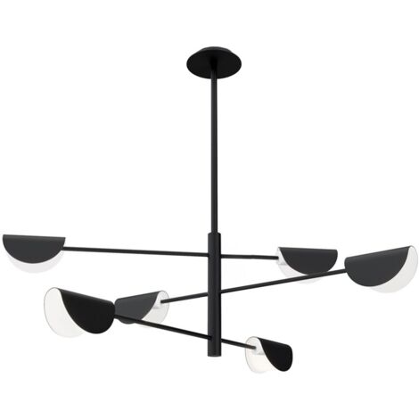 LAMPE SUSPENDUE APP1261-6CP NOIR E14 (1/5)