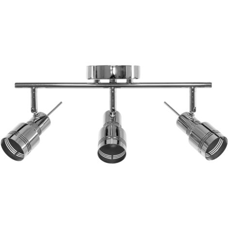 PLAFONNIER APP747-3C SPOTLIGHT 3 CHROME 3-POINTS DE LUMIÈRE GU-10 18X46CM (1/5)