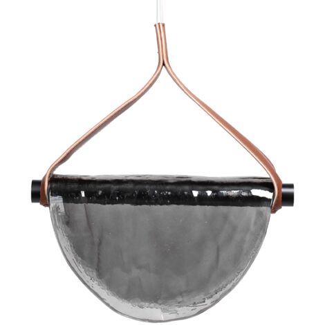 LAMPE SUSPENDUE APP1076-CP NOIR TRANSPARENT LED (1/5)