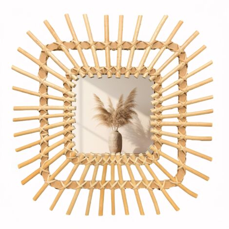 MIROIR MURAL BOHO 45CM QDJ071 (1/5)
