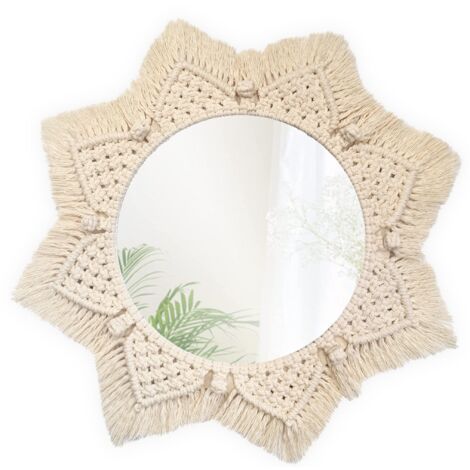 MIROIR MURAL BOHO 53CM 322048 (1/5)
