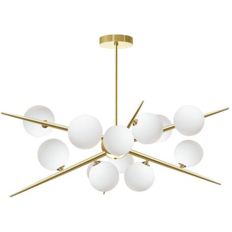 LAMPE SUSPENDUE APP998-12CP OR 12-POINTS DE LUMIÈRE G9 65X70X90CM (1/5)