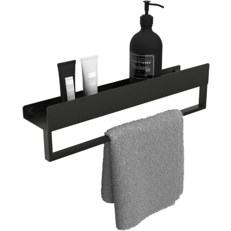 ÉTAGÈRE DE SALLE DE BAIN SF01-450-B NOIRE SKU REA-06000 (1/5)