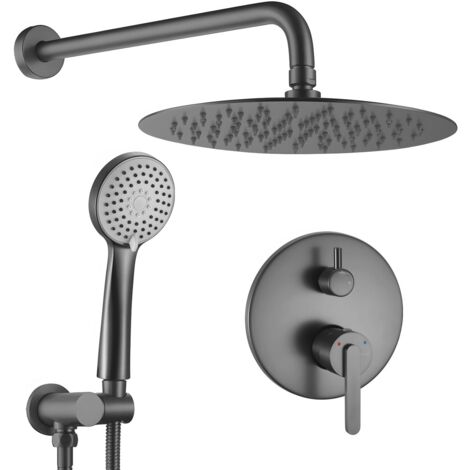 KIT DE DOUCHE ENCASTRÉ REA ONTARIO TITANIUM