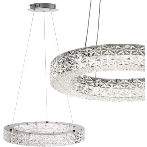 LAMPE SUSPENDUE LED TOOLIGHT LED MS004-CP CHROME 40CM (1/5)