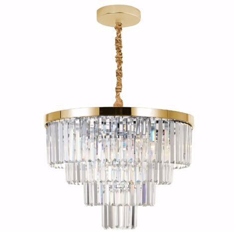 LAMPE SUSPENDUE EN CRISTAL TOOLIGHT APP1533-6CP4 DORÉ (1/5)
