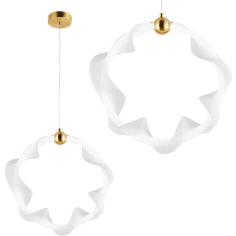 LAMPE SUSPENDUE TOOLIGHT LED G014-1CP WHITE GOLD (1/5)